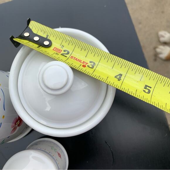 Vintage Floral 3pc Ceramic kitchen Set - Picture 5 of 10